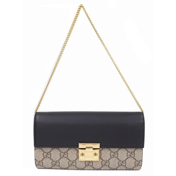 Gucci Handbags - Gucci Padlock GG Supreme Chain Wallet